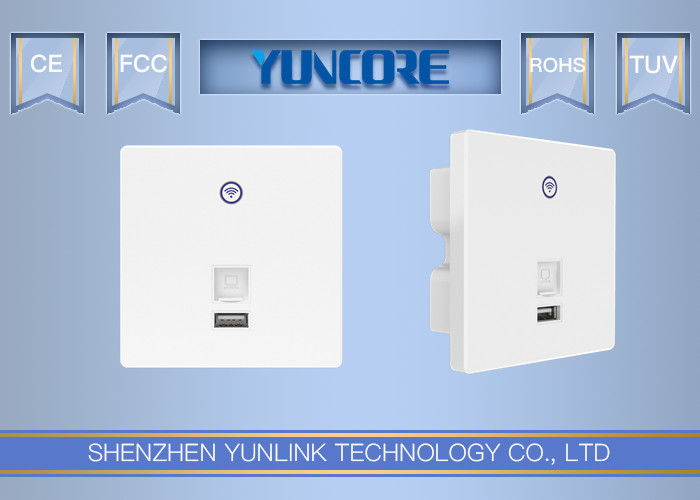 Ac Power Wall Mounted Wireless Access Point With 10 100m