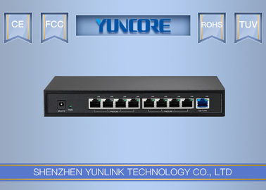 24V Passive 8 Channel POE Switch Fast Ethernet Switch Eco - Friendly