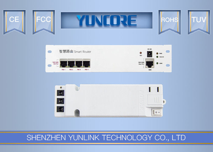 Multi Functions 48V PoE Switch Router With WLAN Controller Work With Inwall AP
