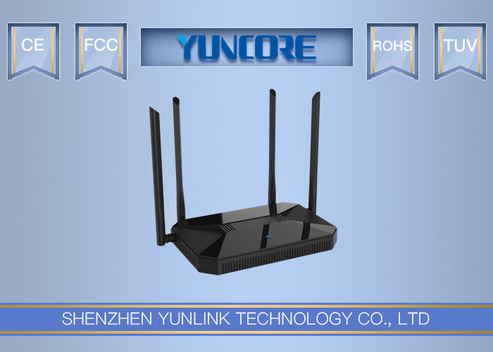 1200Mbps Gigabit Dual Band Wireless Router , 11ac Wifi Router MU - MIMO Support Beamforming Tech